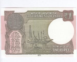 A-62 ~ 1 RUPEE NOTE ~ SHAKTIKANT DAS ~ 2017 ~ INSET "L" ~ PREFIX "D" ~ DATE : 27th AUGUST 29 - Image 2
