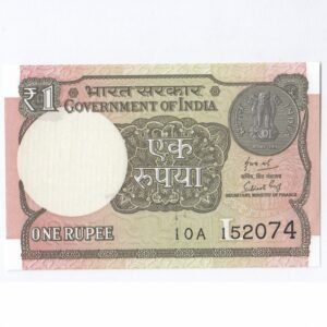 A-63 ~ 1 RUPEE NOTE ~ SUBHASH GARG ~ 2018 ~ Inset “L” ~ Prefix "A" ~ DATE : 1st MAY 2074