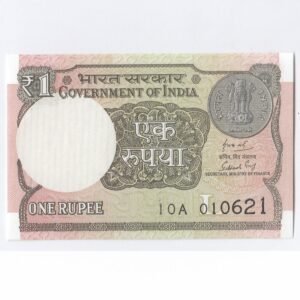 A-63 ~ 1 RUPEE NOTE ~ SUBHASH GARG ~ 2018 ~ Inset “L” ~ Prefix "A" ~ DATE : 1st JUNE 21