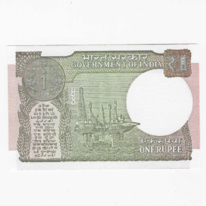 A-63 ~ 1 RUPEE NOTE ~ SUBHASH GARG ~ 2018 ~ Inset “L” ~ Rare Prefix "A" ~ DATE : 19th OCTOBER 14 - Image 2