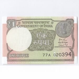 A-63 ~ 1 RUPEE NOTE ~ SUBHASH GARG ~ 2018 ~ Inset “L” ~ Prefix "A" ~ DATE : 2nd MARCH 94