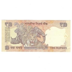 D-090 ~ 10 RUPEES NOTE ~ D SUBBARAO ~ GANDHI SERIES ~ 2011 ~ INSET "S" ~ PREFIX "S" - Image 2