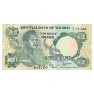 FCN ~ NIGERIA ~ 20 NAIRA NOTE ~ 2001-2006