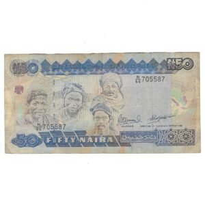 FCN ~ NIGERIA ~ 50 NAIRA NOTE ~ 2001-2005