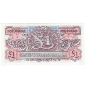 FCN ~ UK ~ 1 POUND MILITARY VOUCHER ~ 1948 - Image 2