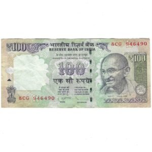 G-085 ~ 100 RUPEES NOTE ~ D SUBBARAO ~ HIMALAYA SERIES ~ 2013 ~ INSET "E" ~ PREFIX "CG"