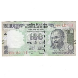 G-108 ~ 100 RUPEES NOTE ~ RAGHURAM G RAJAN ~ HIMALAYA SERIES ~ 2016 ~ INSET "R" ~ PREFIX "FM" DATE - 22nd NOVEMBER 11