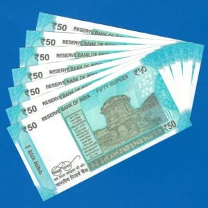 F-097 ~ 50 RUPEES NOTES ~ SHAKTIKANT DAS ~ HAMPI ~ 2023 ~ INSET “L” ~ 143 SPECIALS (7 NOTES SET) - Image 2