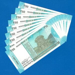 F-097 ~ 50 RUPEES NOTES ~ SHAKTIKANT DAS ~ HAMPI ~ 2023 ~ INSET “L” ~ 143001 TO 143009 (9 NOTES SET) - Image 3