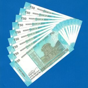F-097 ~ 50 RUPEES NOTES ~ SHAKTIKANT DAS ~ HAMPI ~ 2023 ~ INSET “L” ~ 143010 TO 143090 (9 NOTES SET) - Image 2