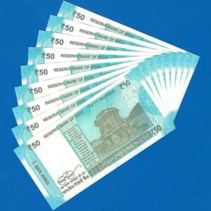 F-097 ~ 50 RUPEES NOTES ~ SHAKTIKANT DAS ~ HAMPI ~ 2023 ~ INSET “L” ~ 143011 TO 143099 (9 NOTES SET) - Image 2