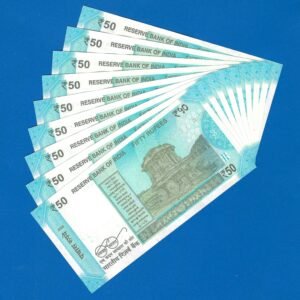 F-097 ~ 50 RUPEES NOTES ~ SHAKTIKANT DAS ~ HAMPI ~ 2023 ~ INSET “L” ~ 143110 TO 143990 (9 NOTES SET) - Image 2