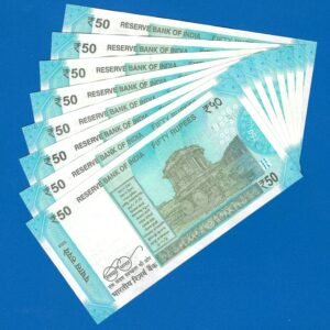 F-097 ~ 50 RUPEES NOTES ~ SHAKTIKANT DAS ~ HAMPI ~ 2023 ~ INSET “L” ~ 143123 TO 143890 (8 NOTES SET) - Image 2