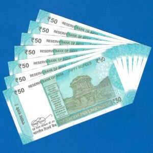 F-101 ~ 50 RUPEES NOTE ~ SHAKTIKANT DAS ~ HAMPI ~ 2024 ~ INSET “M” ~ 420 SPECIALS (7 NOTES SET) - Image 2