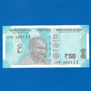 F-101 ~ 50 RUPEES NOTE ~ SHAKTI KANT DAS ~ HAMPI TEMPLE SERIES ~ 2024 ~ INSET “M” ~ DATE -  10th JANUARY 11