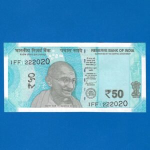 F-101 ~ 50 RUPEES NOTE ~ SHAKTI KANT DAS ~ HAMPI TEMPLE SERIES ~ 2024 ~ INSET “M” ~ DATE - 2nd FEBRUARY 2020