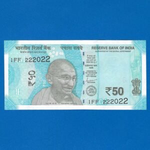 F-101 ~ 50 RUPEES NOTE ~ SHAKTI KANT DAS ~ HAMPI TEMPLE SERIES ~ 2024 ~ INSET “M” ~ DATE - 2nd FEBRUARY 2022