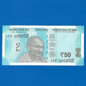 F-101 ~ 50 RUPEES NOTE ~ SHAKTI KANT DAS ~ HAMPI TEMPLE SERIES ~ 2024 ~ INSET “M” ~ DATE - 20th FEBRUARY 02