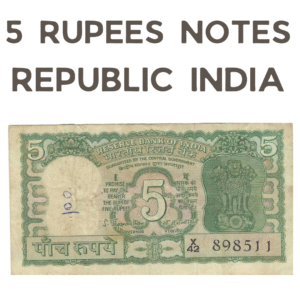 5 RUPEES NOTES