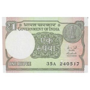 A-60 ~ 1 RUPEE NOTE ~ R MEHRISHI ~ 2015 ~ INSET "L" ~ PREFIX "A" ~  DATE : 24th MAY 17