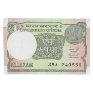 A-60 ~ 1 RUPEE NOTE ~ R MEHRISHI ~ 2015 ~ INSET "L" ~ PREFIX "A" ~  DATE : 24th MAY 56