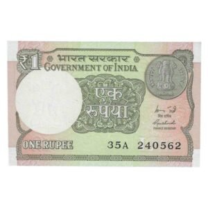 A-60 ~ 1 RUPEE NOTE ~ R MEHRISHI ~ 2015 ~ INSET "L" ~ PREFIX "A" ~  DATE : 24th MAY 62