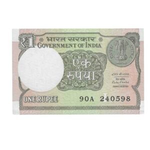 A-61 ~ 1 RUPEE NOTE ~ RATAN P WATAL ~ 2016 ~ INSET "L" ~ PREFIX "A" ~  DATE : 24th MAY 98