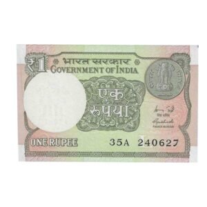 A-60 ~ 1 RUPEE NOTE ~ R MEHRISHI ~ 2015 ~ INSET "L" ~ PREFIX "A" ~  DATE : 24th JUNE 27