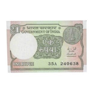 A-60 ~ 1 RUPEE NOTE ~ R MEHRISHI ~ 2015 ~ INSET "L" ~ PREFIX "A" ~  DATE : 24th JUNE 38