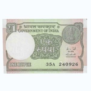 A-60 ~ 1 RUPEE NOTE ~ R MEHRISHI ~ 2015 ~ INSET "L" ~ PREFIX "A" ~  DATE : 24th SEPTEMBER 26