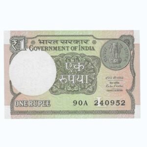 A-61 ~ 1 RUPEE NOTE ~ RATAN P WATAL ~ 2016 ~ INSET "L" ~ PREFIX "A" ~ DATE : 24th SEPTEMBER 52