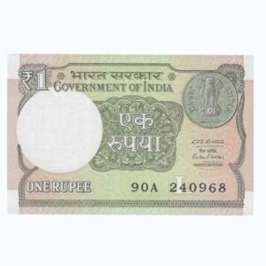 A-61 ~ 1 RUPEE NOTE ~ RATAN P WATAL ~ 2016 ~ INSET "L" ~ PREFIX "A" ~ DATE : 24th SEPTEMBER 68