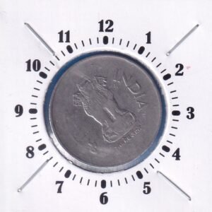 ERROR COIN ~ 11 O'clock ROTATION ~ 1 RUPEE ~ 1993 ~ KOLKATA MINT