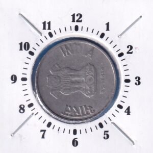 ERROR COIN ~ 9 O'clock ROTATION ~ 2 RUPEES ~ 2011 ~ NOIDA MINT