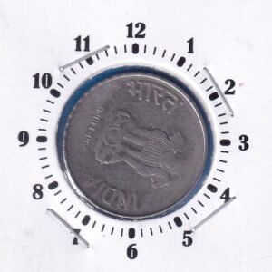 ERROR COIN ~ 4 O'clock ROTATION ~ 2 RUPEES ~ 2015 ~ NOIDA MINT
