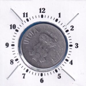 ERROR COIN ~ 7 O'clock ROTATION ~ 2 RUPEES ~ 2015 ~ NOIDA MINT
