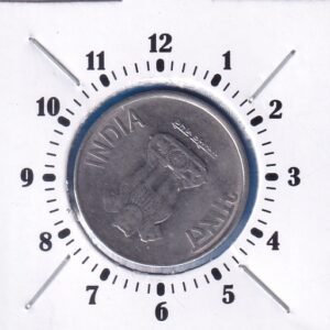 ERROR COIN ~ 7 O'clock ROTATION ~ 2 RUPEES ~ 2017 ~ NOIDA MINT