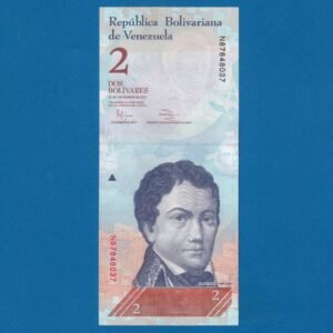 FCN ~ VENEZUELA ~ 2 VEF NOTE ~ VENEZUELAN BOLIVARES ~ 2012 ~ GEM UNC