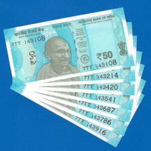 F-097 ~ 50 RUPEES NOTES ~?SHAKTIKANT DAS ~ HAMPI ~ 2023 ~ INSET ?L? ~ 143 SPECIALS (7 NOTES SET)