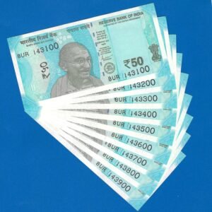F-097 ~ 50 RUPEES NOTES ~?SHAKTIKANT DAS ~ HAMPI ~ 2023 ~ INSET ?L? ~ 143100 TO 143900 (9 NOTES SET)