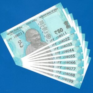 F-101 ~ 50 RUPEES NOTE ~?SHAKTIKANT DAS ~ HAMPI ~ 2024 ~ INSET ?M? ~ 108011-099 (9 NOTES SET)