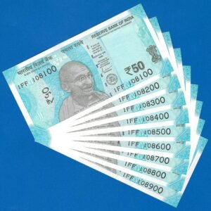 F-101 ~ 50 RUPEES NOTE ~?SHAKTIKANT DAS ~ HAMPI ~ 2024 ~ INSET ?M? ~ 108100-900 (9 NOTES SET)