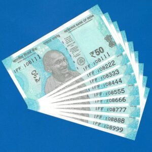 F-101 ~ 50 RUPEES NOTE ~?SHAKTIKANT DAS ~ HAMPI ~ 2024 ~ INSET ?M? ~ 108111-999 (9 NOTES SET)