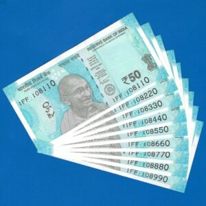 F-101 ~ 50 RUPEES NOTE ~?SHAKTIKANT DAS ~ HAMPI ~ 2024 ~ INSET ?M? ~ 108110-990 (9 NOTES SET)