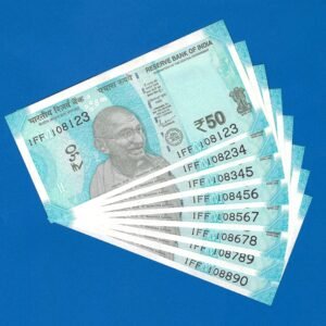 F-101 ~ 50 RUPEES NOTE ~?SHAKTIKANT DAS ~ HAMPI ~ 2024 ~ INSET ?M? ~ 108123-890 (8 NOTES SET)