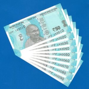 F-101 ~ 50 RUPEES NOTE ~?SHAKTIKANT DAS ~ HAMPI ~ 2024 ~ INSET ?M? ~ 143010-090 (9 NOTES SET)