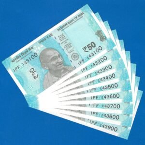 F-101 ~ 50 RUPEES NOTE ~?SHAKTIKANT DAS ~ HAMPI ~ 2024 ~ INSET ?M? ~ 143100-900 (9 NOTES SET)