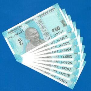 F-101 ~ 50 RUPEES NOTE ~?SHAKTIKANT DAS ~ HAMPI ~ 2024 ~ INSET ?M? ~ 143101-909 (9 NOTES SET)