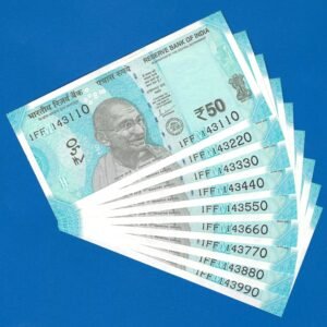 F-101 ~ 50 RUPEES NOTE ~?SHAKTIKANT DAS ~ HAMPI ~ 2024 ~ INSET ?M? ~ 143110-990 (9 NOTES SET)