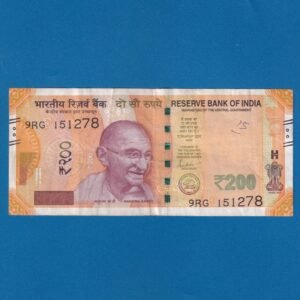 H-029 ~ 200 RUPEES NOTE ~ SHAKTIKANT DAS ~ SANCHI STUPA ~ 2024 ~ INSET "F" ~ DATE - 15th DECEMBER 78